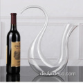 Glaskanalin für spezielle Form Weinglas Dekanter